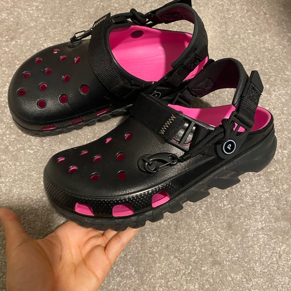 crocs duet max 2 pink